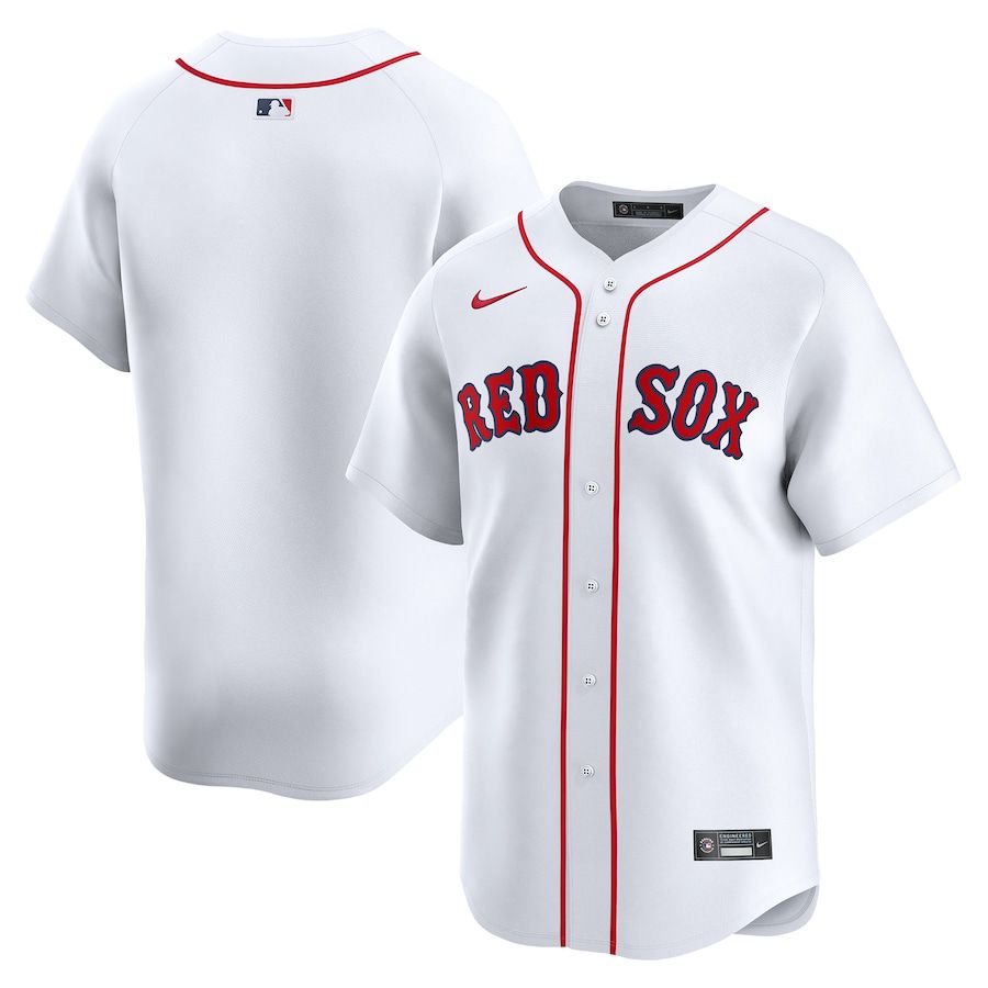 Men Boston Red Sox Blank Nike White Home Limited MLB Jersey
